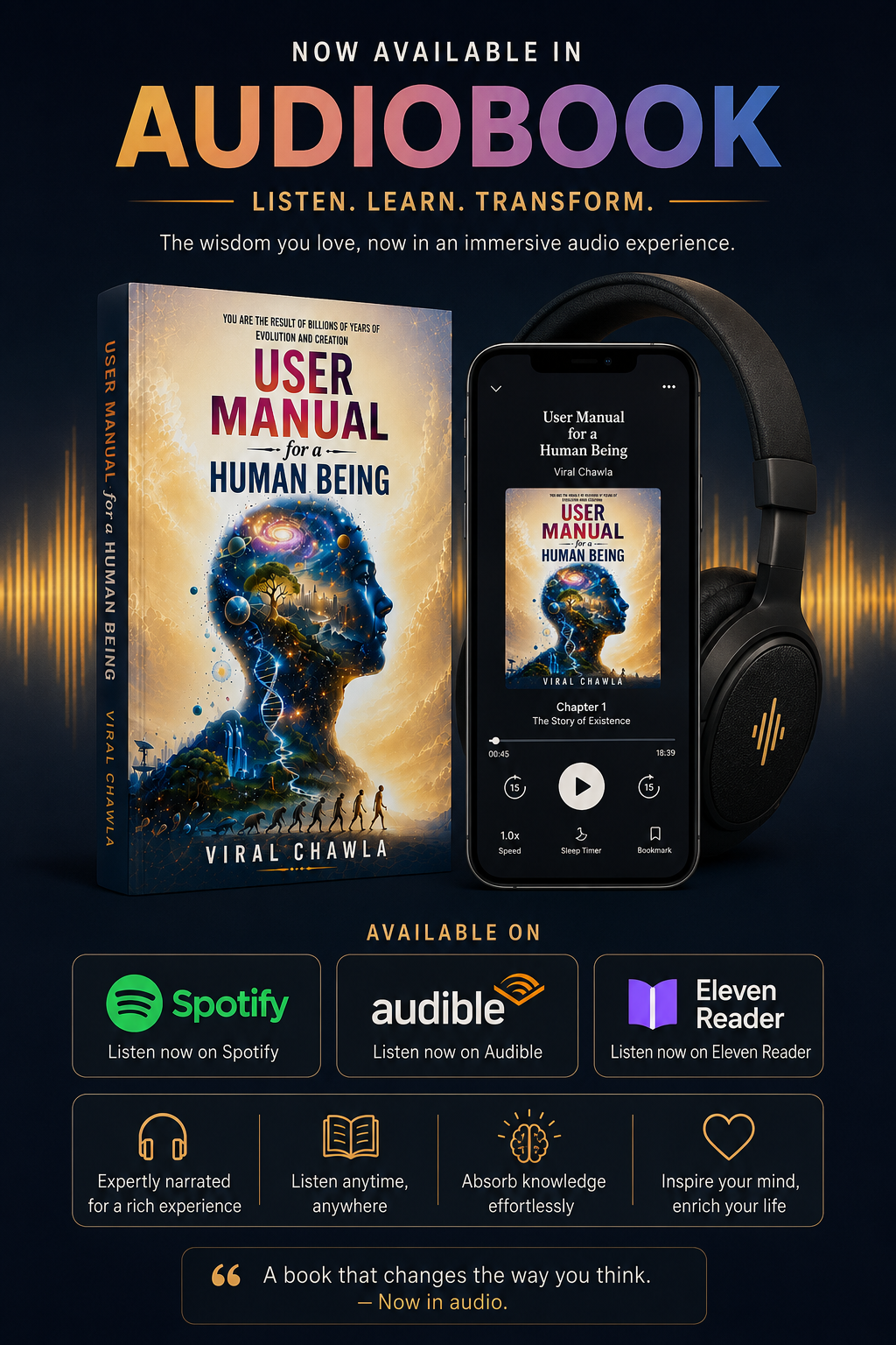 Audiobook English Edition – User Manual for a Human Being